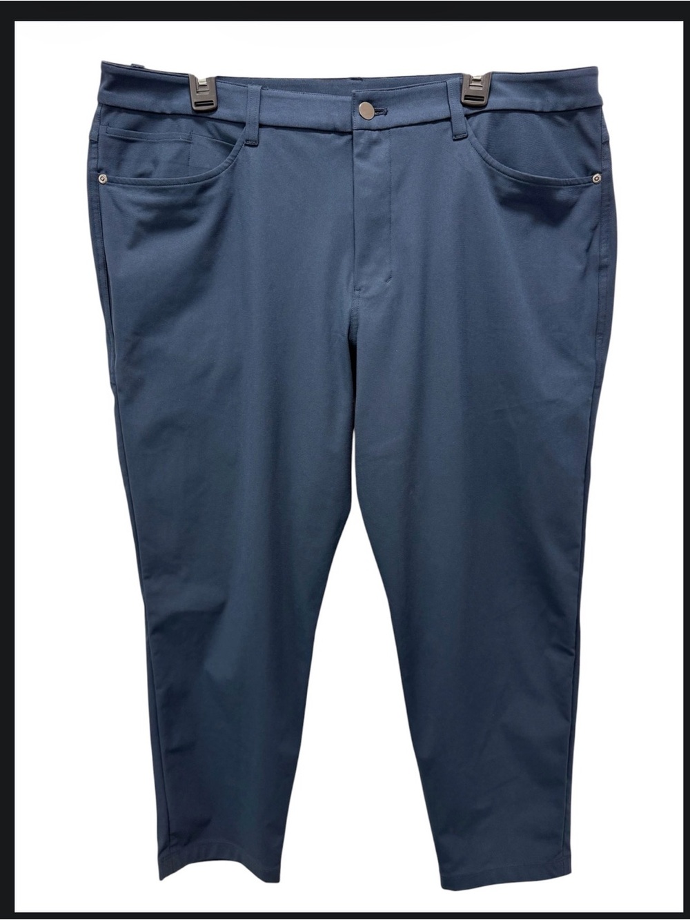 Lululemon Blue ABC Classic Fit Warpstreme Pants Sz)38/26)
